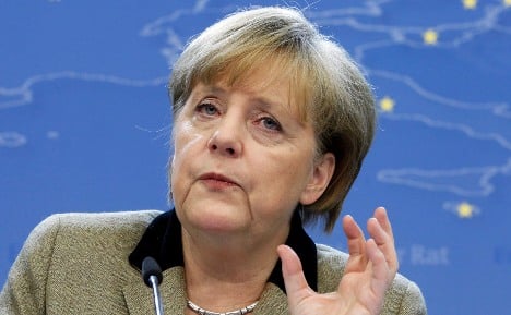 Merkel tells Europe: work harder to stay rich