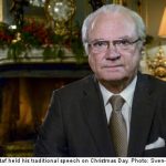 Swedish king sends green Christmas greeting