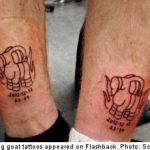 Burning goat tattoos arouse police suspicion