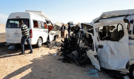 Four Germans, three locals die in Egypt crash