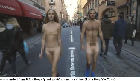 Björn Borg in ‘nude’ underwear video shocker