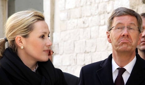 Disgraced ex-president Wulff splits from wife