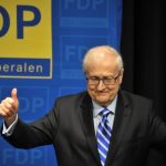 FDP celebrate under-fire election candidate