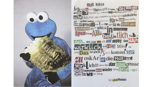 Criminal Cookie Monster blackmails biscuit firm