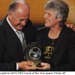 Swede Sundhage named FIFA coach of the year