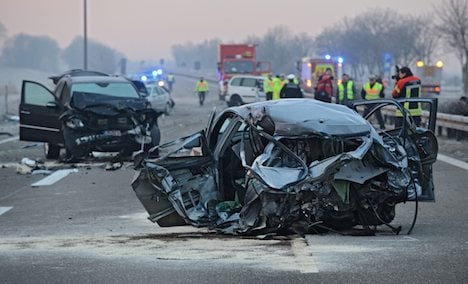 Three die in huge crash south of Ulm