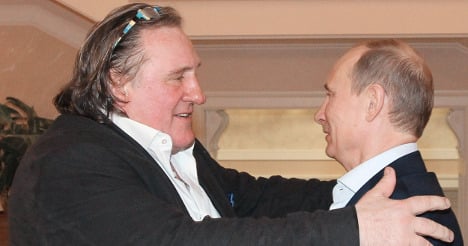 Depardieu moves into Russian town