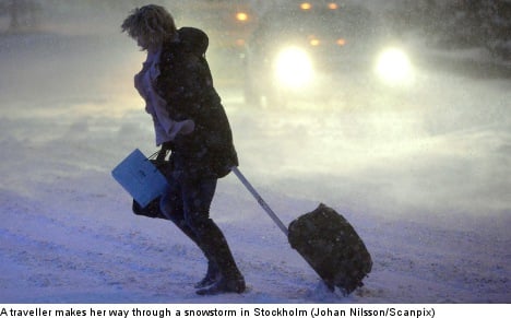 Stockholm warned of 'messy' snowstorm