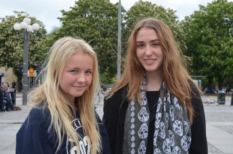 Ida, 17 and Alessa, 17<br>We like Gröna Lund. It's fun and it's typical Stockholm. Every kid who grew up in Stockholm has been there, at least once. 