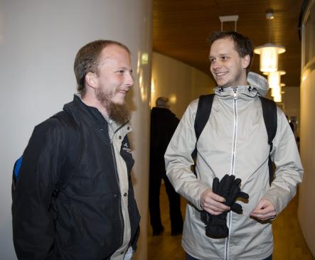 Gottfrid Svartholm Varg and Peter Sund at the court in 2009Photo: Bertil Ericson/Scanpix (File)