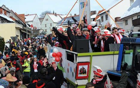 Rosenmontag parades mark Karneval climax