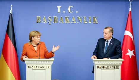 Merkel: Turkey's EU bid must be kept 'on track'