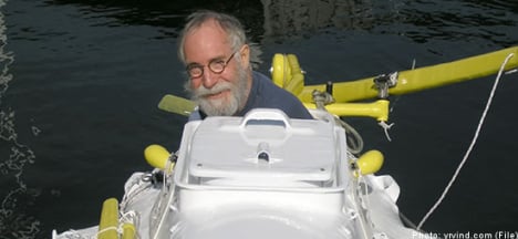 Sven, 73, to sail the globe in 'bathtub' boat