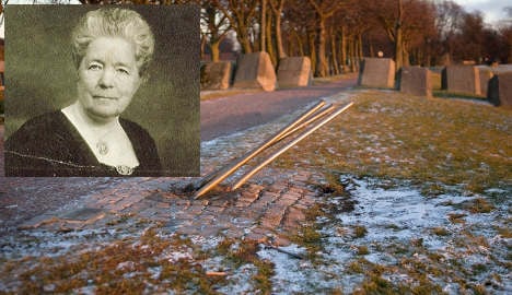 Stolen Selma Lagerlöf statue found unscathed