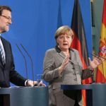 Merkel praises Spanish PM for economic reforms