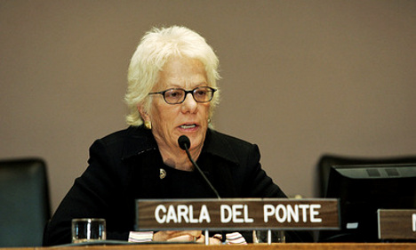 Del Ponte urges probe into Syrian war crimes