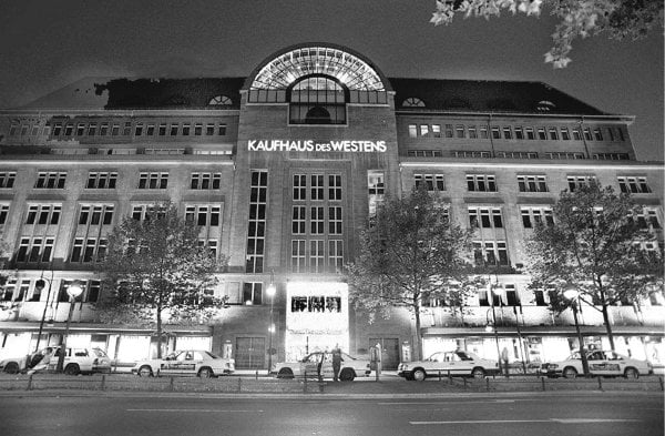 KaDeWe<br>Then: In "Where are we now", Bowie also name-checks the city's premier department store Kaufhaus des Westens, or KaDeWe, in his new song. It was the only place to find some the world's luxuries in West Berlin during the Cold War. Photo: DPA
