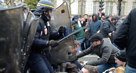 Blame game follows the battle of Champs-Elysées