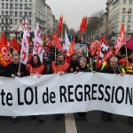 French unions strike over reform of labour laws