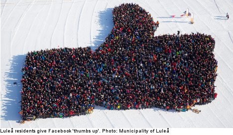 Luleå gives Facebook ‘thumbs up’ in record bid