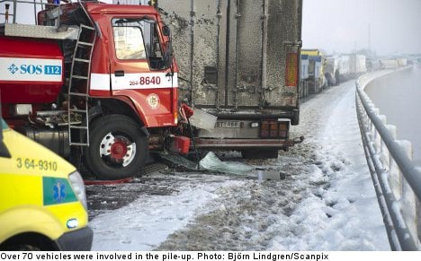 Police suspect eight drivers for fatal pile-up