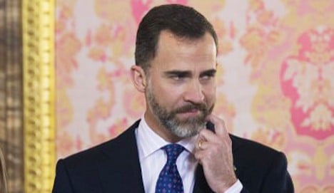 Prince Felipe in Caracas for Chavez funeral