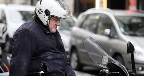 Actor Depardieu loses his wheels in Paris
