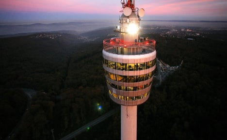 Fire fears ban visitors from Stuttgart TV tower