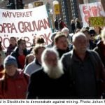 Hundreds protest Sweden’s mining boom