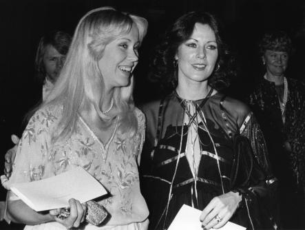 Fältskog and Lyngstad<br>The female members of Abba attended a dinner at the Royal Palace in Stockholm in 1979, invited by the Royal family themselves.Photo: Olle Lindeborg/Scanpix