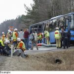 Swedish teens injured in school bus crash