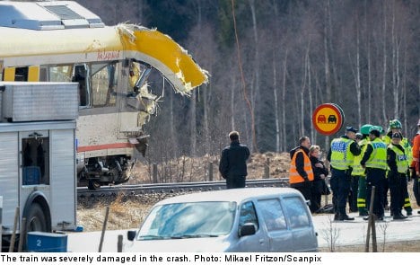 Truck driver dies after train collision