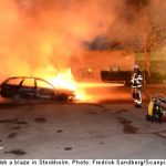 Thirty fires in third night of Stockholm riots