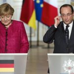 Merkel and Hollande show unity for eurozone