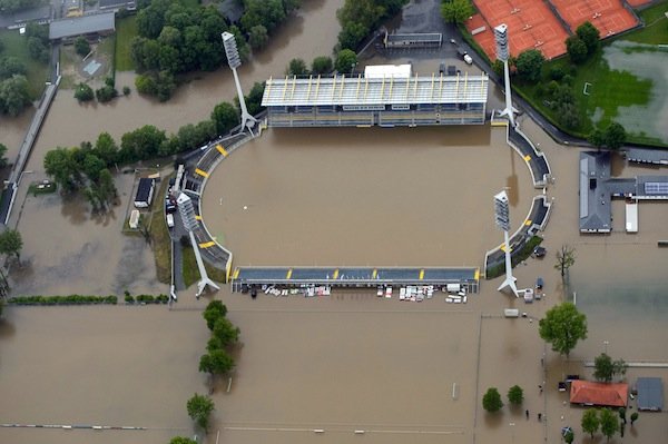 A football stadium in Jena.Photo: DPA