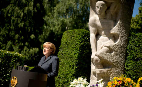 Merkel remembers East German uprising
