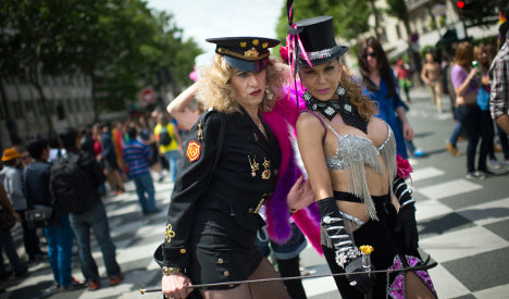 Thousands throng Paris streets for Gay Pride