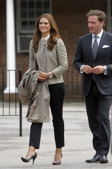 Princess Madeleine and her fiance Christopher O'Neil tour Castle Clinton National Monument, Wednesday May 8th 2013 in New York.Photo: AP/Jason DeCrow