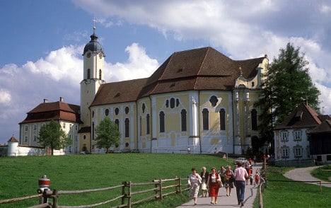 The Wieskirche at Pfaffenwinkel