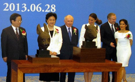 French billionaire returns rare bronzes to China