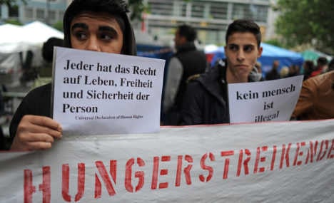 Police clear Munich hunger strike camp