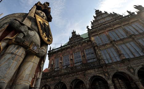 Bremen City Hall and Roland statue