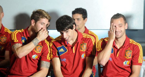 Spain's footballers slam 'hoax' strip poker claims