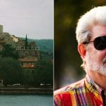GEORGE LUCAS is thought to have spent €10.5 million buying and restoring a 16th century convent in the town of Passignano sul Trasimeno in Umbria. Locals are thought to be fiercely vigilant of the Star Wars director's privacy, although he is rumoured to have a penchant for buying ice-cream in the village.Photo: Andreas Wahra/Wikicommons (L) and Lucas/Wikicommons (R)