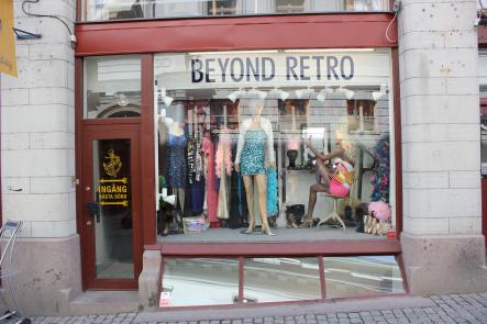 Beyond Retro, Drottninggatan 77 (and others)<br>In this store, you can buy second hand clothing and accessories that are only found on the path less trodden. They have both women's and men's clothing.