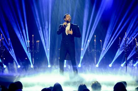 Jens Jöback<br>And here he is on stage, living it up in the neon blitz. He was latest in the headlines for singing at Swedish Princess Madeleine's wedding. Royal seal of approval, anyone? Photo: Jessica Gow/Scanpix