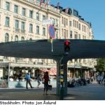Man stabs police officer in central Stockholm