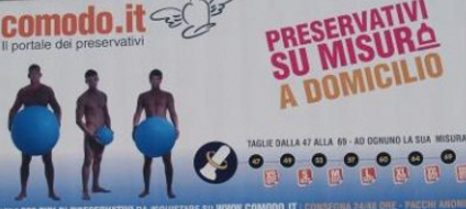 Condom ad causes stir in Bari