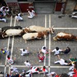 Pamplona prepares for bull run mayhem