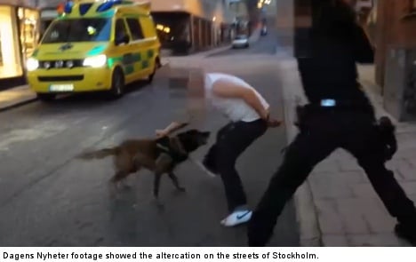 Female cop suspected of assaulting Swedish drunk